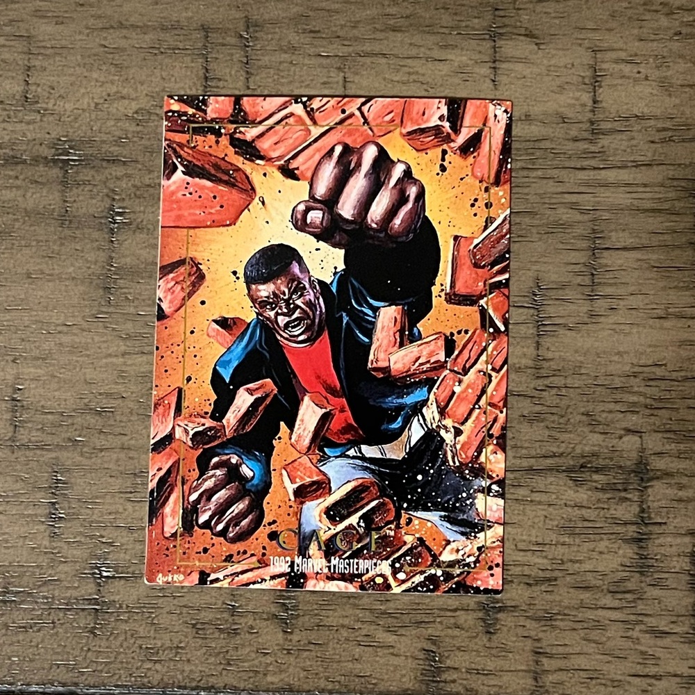 1992 Skybox Marvel Masterpieces #17 Luke Cage Trading Card